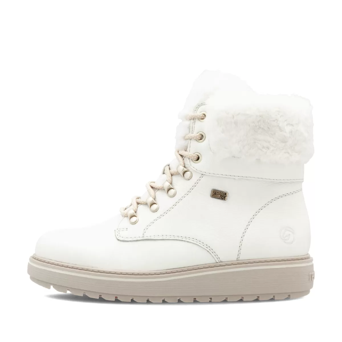 Damen Remonte Damen Schnürstiefel blütenweiß