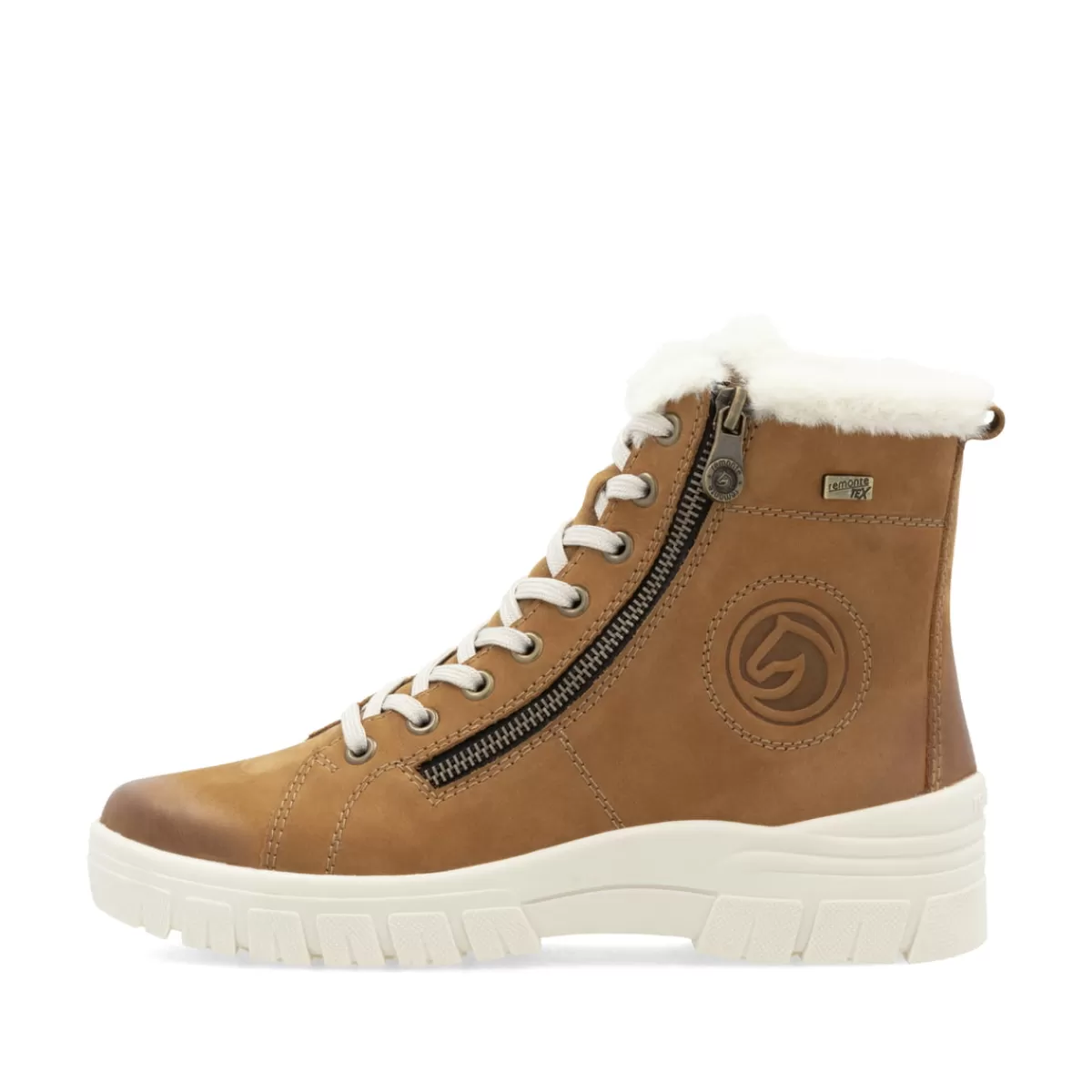 Damen Remonte Damen Schnürstiefel karamell